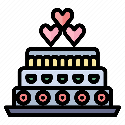 Wedding, cake, dessert, bakery, romantic, love icon - Download on Iconfinder