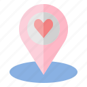 placeholder, wedding, location, address, valentine
