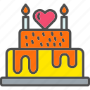 cake, birthday, candles, celebration, dessert, party, 1