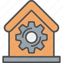 gear, home, house, build, options, setting, cog