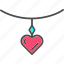 heart, jewelery, love, necklace, valentine 