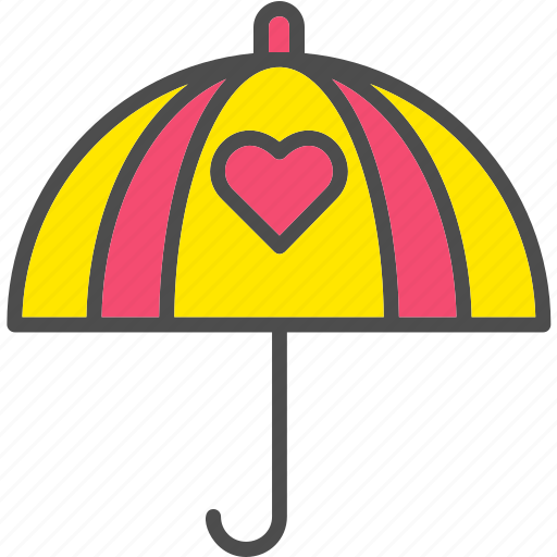 Heart, love, protect, umbrella, valentine icon - Download on Iconfinder