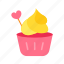 - cupcake, dessert, sweet, cake, delicious, food, healthy, tasty 