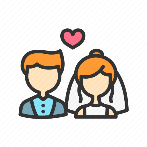 - bride and groom, couple, bride, marriage, groom, man, woman icon - Download on Iconfinder