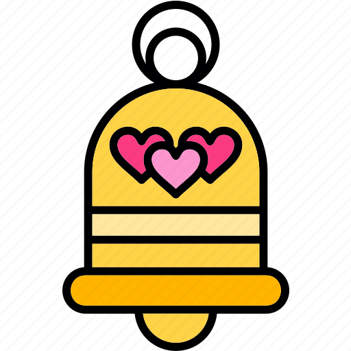 Bell, alarm, decoration, marriage, love, wedding icon - Download on Iconfinder