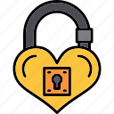 padlock, heart, keyhole, lock, love, unlock, valentine