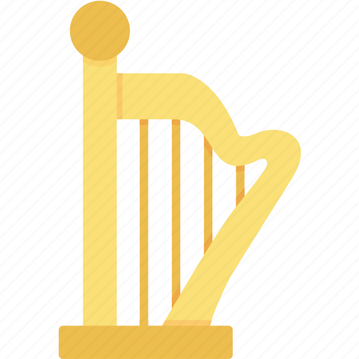 Harp, classical, concert, instrument, music icon - Download on Iconfinder