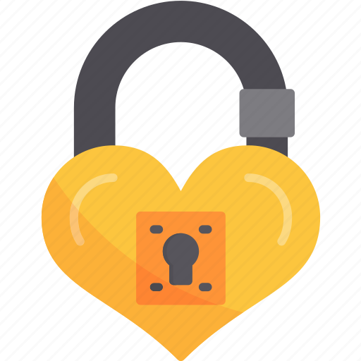 Padlock, heart, keyhole, lock, love, unlock, valentine icon - Download on Iconfinder