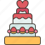 wedding, cake, celebration, dessert, sweet 