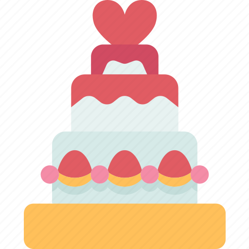 Wedding, cake, celebration, dessert, sweet icon - Download on Iconfinder