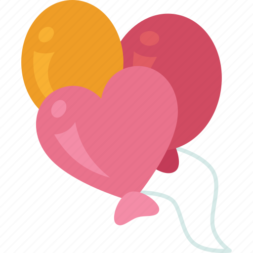 Wedding, balloons, celebration, decoration, romantic icon - Download on Iconfinder