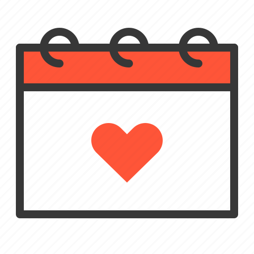 Calendar, love, wedding, wedding day icon - Download on Iconfinder