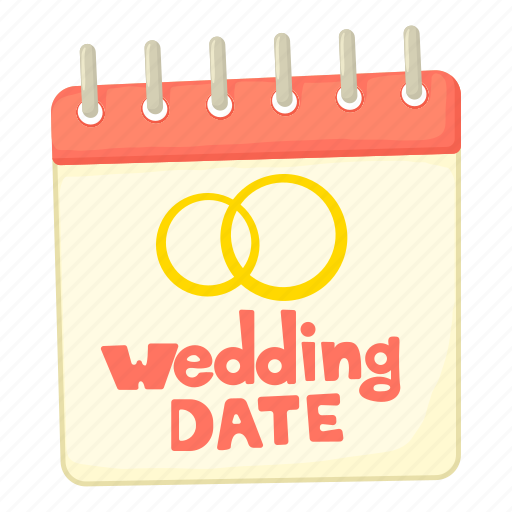 Calendar, cartoon, date, day, emblem, love, wedding date icon - Download on Iconfinder