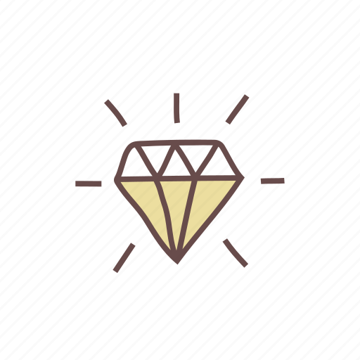 Diamond, crystal, gem, gemstone, jewel, jewelry, stone icon - Download on Iconfinder