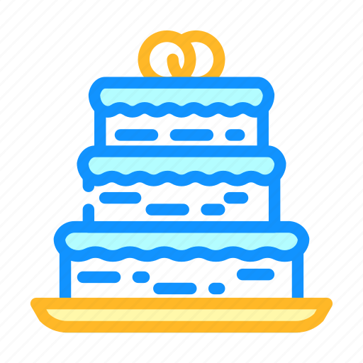 Cake, wedding, dessert, accessory, invitation icon - Download on Iconfinder