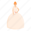 elegance, wedding, dress, female 