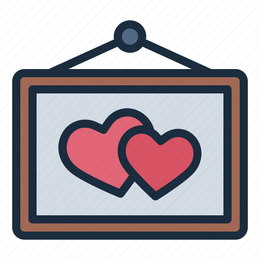 Photo, frame, wedding, love, marriage icon - Download on Iconfinder