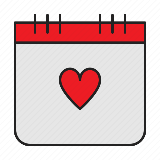 Calendar, date, love, schedule icon icon - Download on Iconfinder