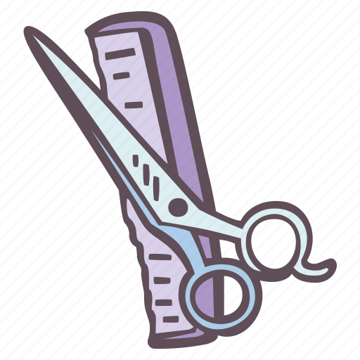 Comb, scissors, groom, hairdressing, hair, cutting, wedding icon - Download on Iconfinder