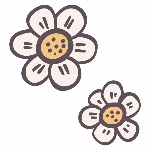 Daisy, flower, duo, decoration, floral icon - Download on Iconfinder