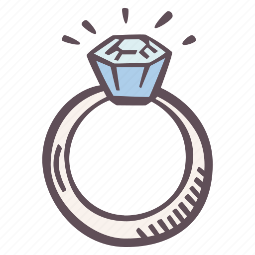 Diamond, engagement, ring, wedding, mariage icon - Download on Iconfinder