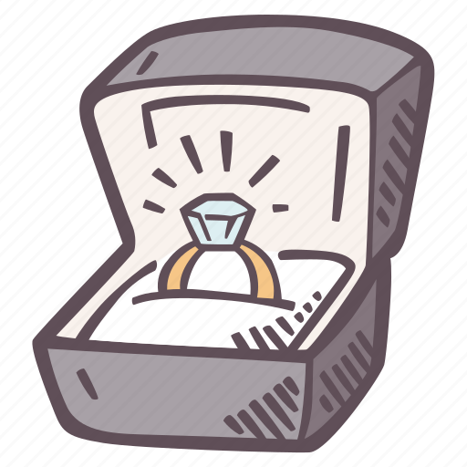 Engagement, ring, box icon - Download on Iconfinder