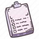 guest, list, clipboard, empty, checklist