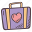honeymoon, travel, suitcase 