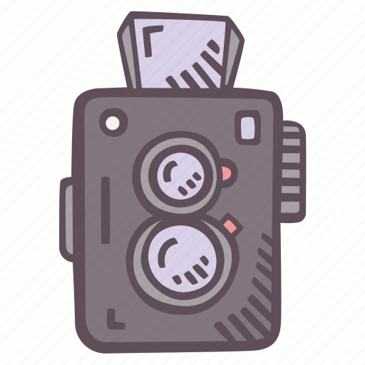 Vintage, twin, lens, analog, camera icon - Download on Iconfinder