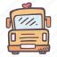 wedding, bus, heart, front, no text 