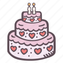 wedding, cake, heart, decorations, brides, topper, lesbian wedding, lgbtq+