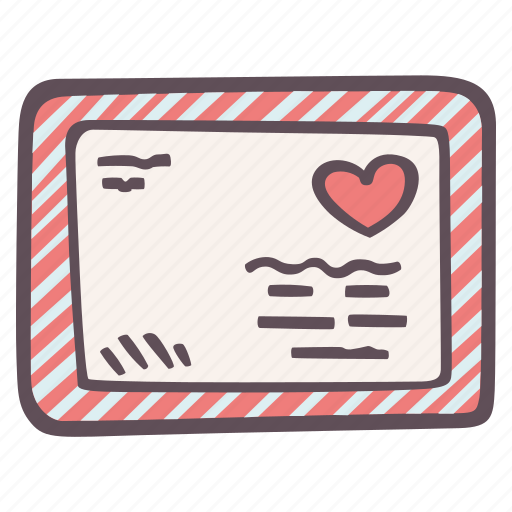Wedding, invitation, envelope, heart, stamp icon - Download on Iconfinder