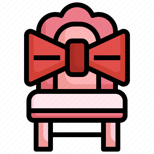 Chair, wedding, marry, marriage, love, congratulate, heart icon - Download on Iconfinder