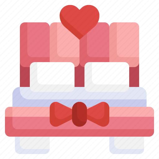 Bed, wedding, marry, marriage, love, congratulate, heart icon - Download on Iconfinder