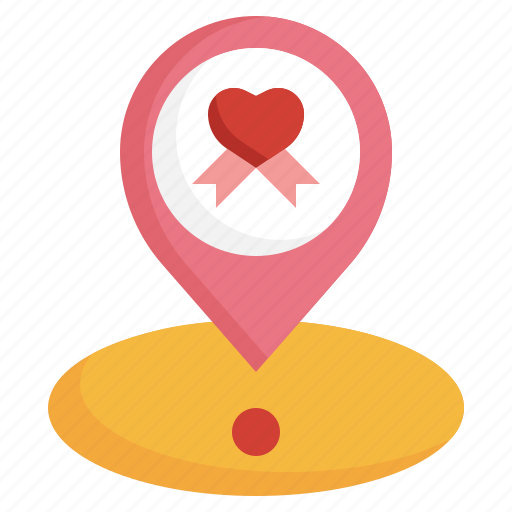 Location, wedding, marry, marriage, love, congratulate, heart icon - Download on Iconfinder