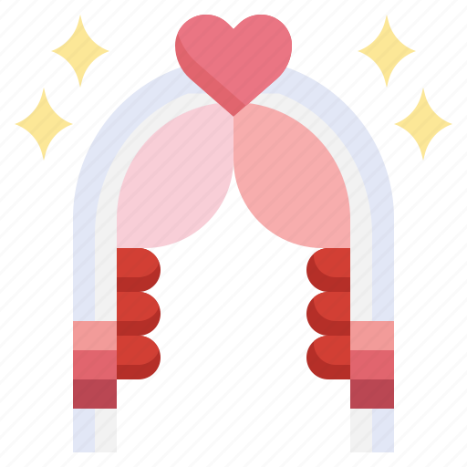 Wedding, arch, marry, marriage, love, congratulate, heart icon - Download on Iconfinder