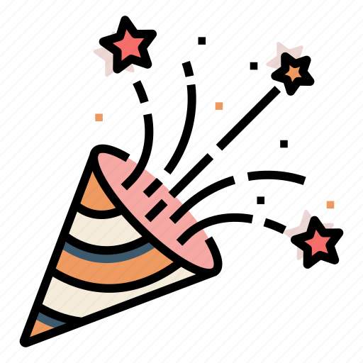 Birthday, celebration, confetti, party, wedding icon - Download on Iconfinder
