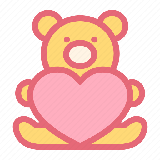 Assume, bear, carry, endure, love, pink, wedding icon - Download on Iconfinder