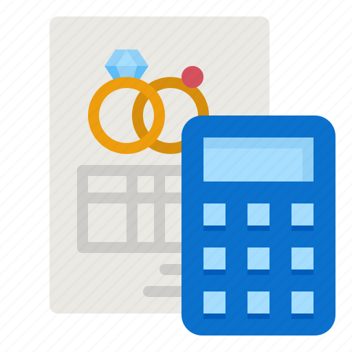 Budget, wedding, love, calculator, cost icon - Download on Iconfinder