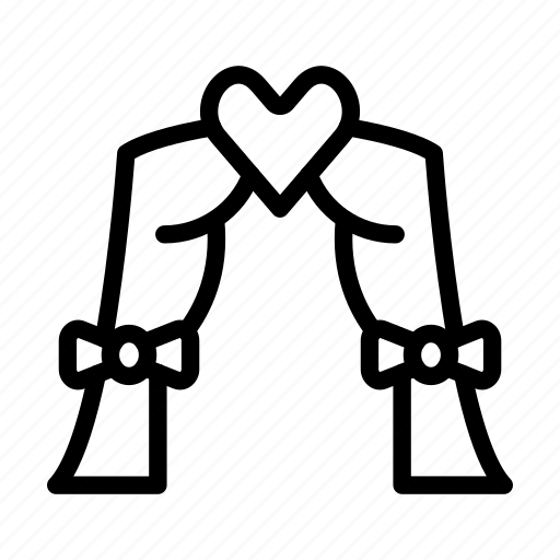 Wedding arch, heart, love, marriage, wedding icon - Download on Iconfinder