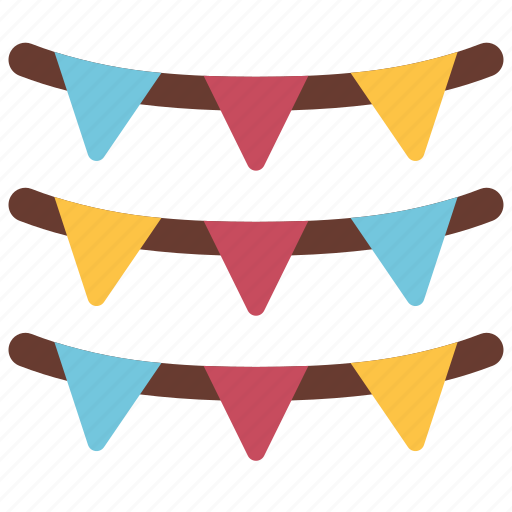 Bunting, decorations, decorate, wedding, celebration icon - Download on Iconfinder