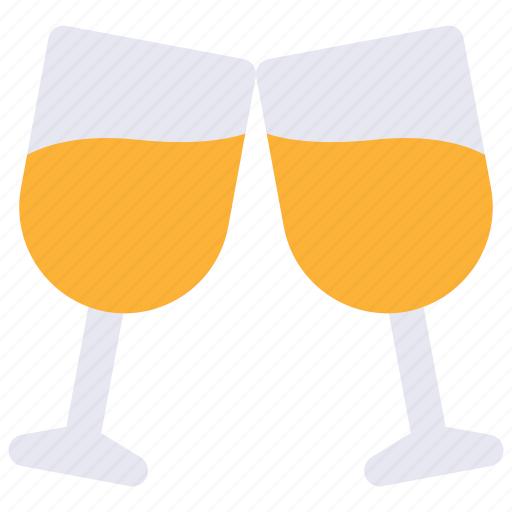 Cheers, glasses, champagne, toast, glass icon - Download on Iconfinder