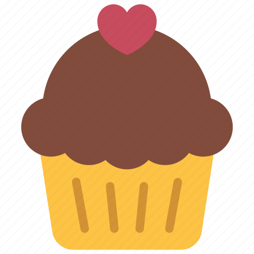 Love, muffin, food, dessert, cake icon - Download on Iconfinder
