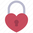 love, padlock, loveheart, lock, locked