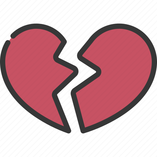 Broken, heart, brokenhearted, sad, breakup icon - Download on Iconfinder