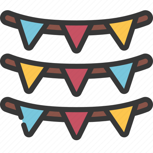 Bunting, decorations, decorate, wedding, celebration icon - Download on Iconfinder