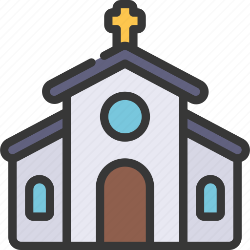 Christian, church, religion, religious, venue icon - Download on Iconfinder