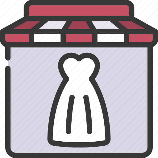 Dress, shop, clothing, store, weddingdress icon - Download on Iconfinder