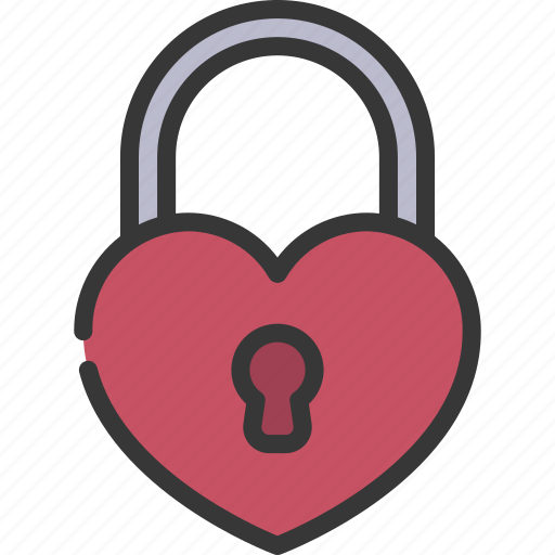 Love, padlock, loveheart, lock, locked icon - Download on Iconfinder