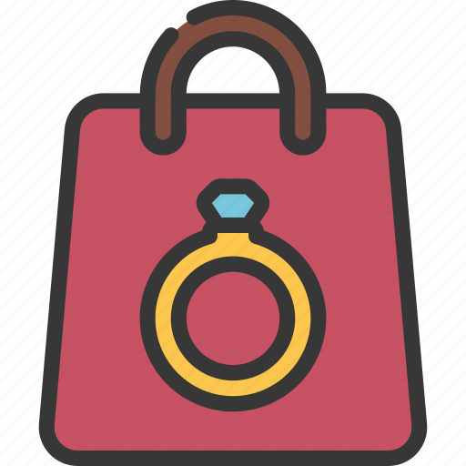 Ring, shopping, weddingring, engagement, shop icon - Download on Iconfinder
